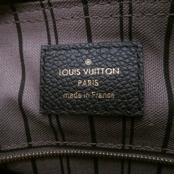 LOUIS VUITTON Speedy Bandouliere NM Size 25 Monogram Empreinte Leather Noir - Picture 14 of 16